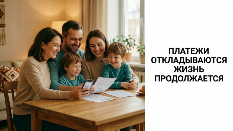 Кредитные каникулы. Временно уменьшите финансовую нагрузку.